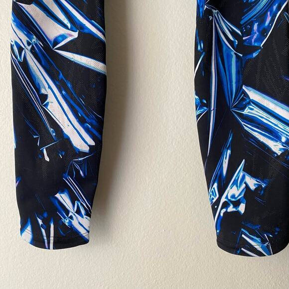 Nike Dri fit sz S blue‎ abstract yoga athletic leggings - Picture 3 of 10